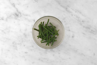 Steam the green beans