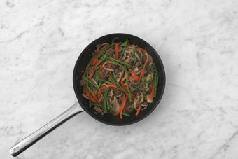 Get prepped & start the stir-fry