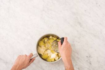 Make the Parmesan mash 