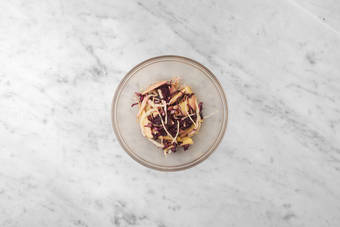 Heat the buns & assemble the slaw