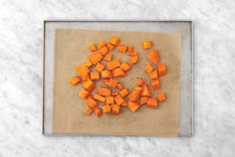 Roast the sweet potato 