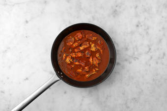 Vegane Filetstücke braten