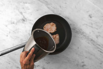 Für das Schweinelachssteak