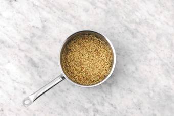 Cook the pearl couscous