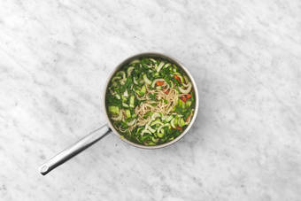 Make the noodle soup