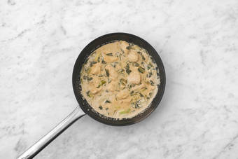 Make the chicken curry