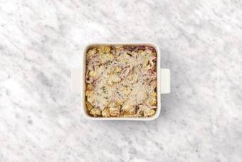 Bake the creamy thyme gratin