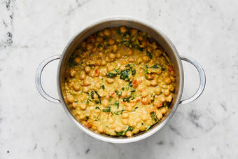 Cook shrimp and finish dal 