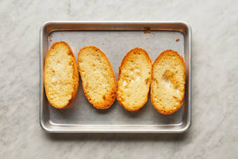 Fry Zucchini & Toast Bread