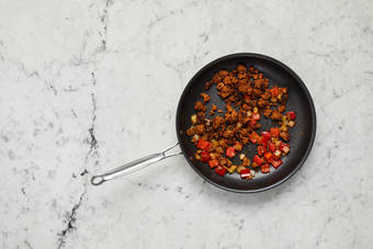 Cook Beyond Meat® and veggies