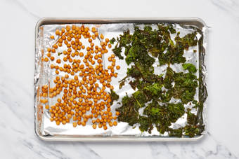 Roast Kale & Chickpeas