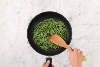 Cook the garlicky greens