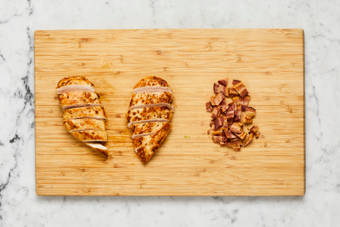 Cut Bacon & Chicken