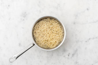 Cook the egg noodles