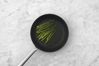 Cook the asparagus
