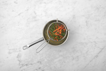 Cook the veggies & finish the mash