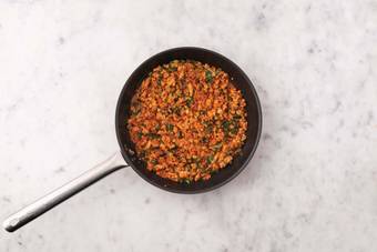 Finish the pie filling