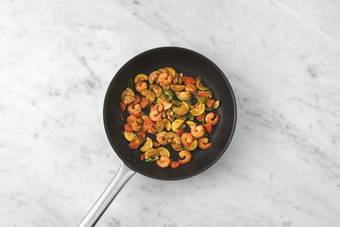 Cocina los langostinos