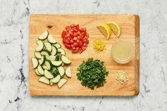 Prep and broil veggies