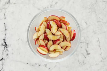 Prep and marinate apples