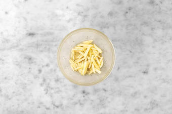 Prep and make coleslaw dressing