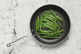 Cook green beans