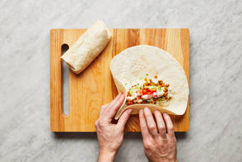 Assemble Burritos