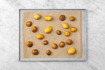 Roast the baby potatoes