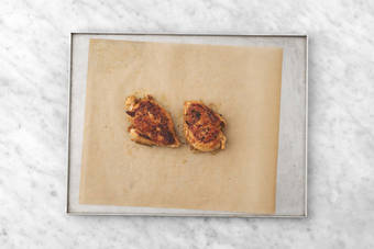 Prep and cook chicken