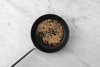 Toast sunflower seeds