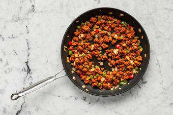 Cook Beyond Meat® and veggies