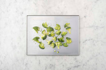 Prep and start broccoli