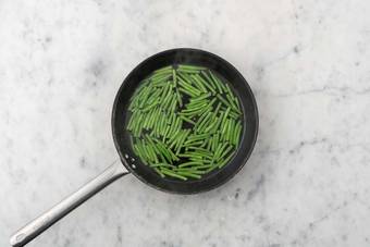 Cook green beans