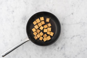 Cook the tofu