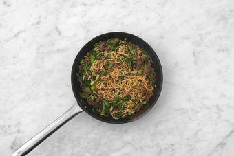 Cook the beef & bring it all together