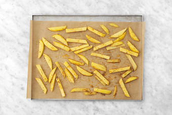 Bake the fries