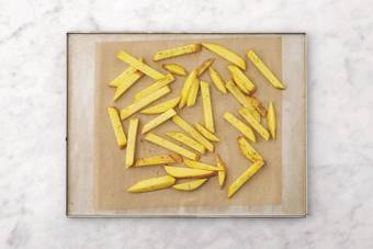 Bake the fries