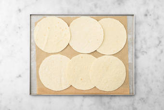 Make the garlic tortillas