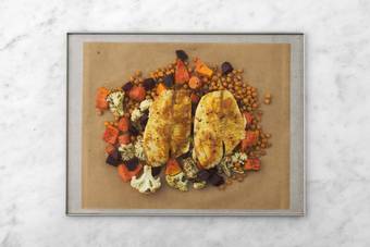 Add the fish & prawns