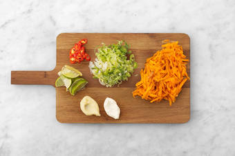 Forbered grønnsaker