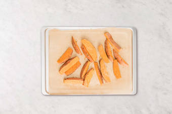 Roast sweet potatoes