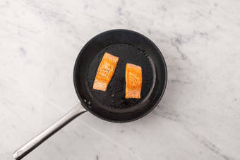 Season and cook shrimp