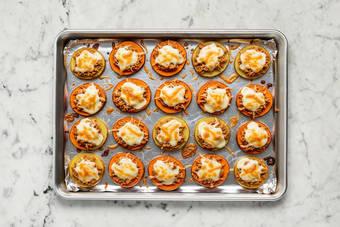 Assemble and bake nachos