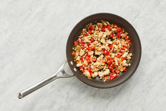 Cook Beyond Meat® and veggies