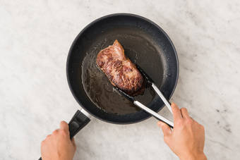 Cook the steak