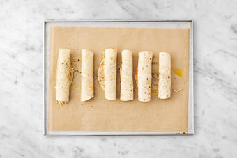 Assemble the roll-ups 