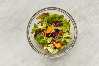 Finish rice and assemble salad