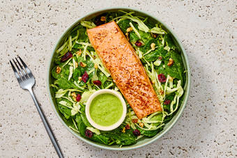 Make salad and serve