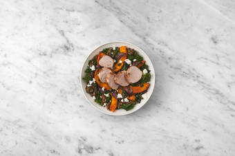 Fleisch braten & Anrichten