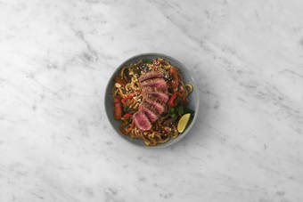 Steak braten & Anrichten